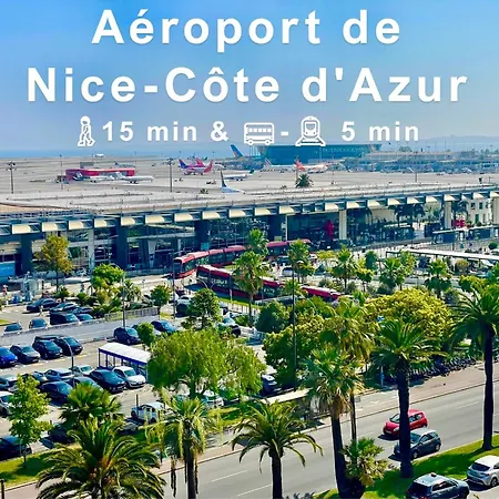 公寓 Le Carras - Proche De Aeroport , A Pied - Promenade Des